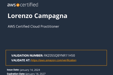 AWS Cloud Practitioner Certificate