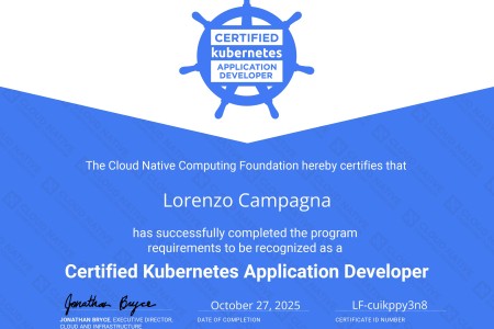 Certificazione CKAD Kubernetes Application Developer